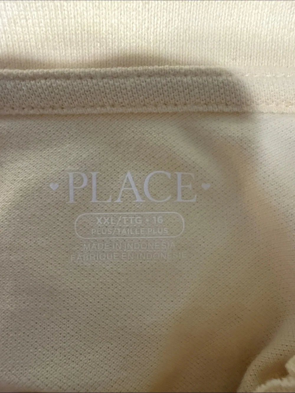 The Children's Place Pale Yellow Ruffle-Trim Polo Shirt